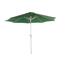 Parasol  300 cm med vip - rund aluminium grn haveparasol  3 meter