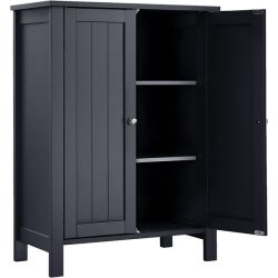 Badev�relsesskab - skab til badev�relse - gr� 80 x 60 x 30 cm