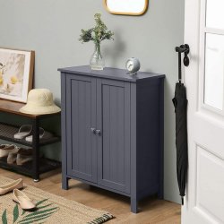 Badev�relsesskab - skab til badev�relse - gr� 80 x 60 x 30 cm