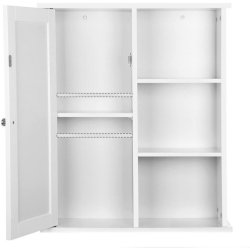 Vghngt skab - vgskab - hvid badevrelsesskab 71x60x18 cm