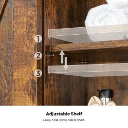 Badevrelsesskab - skab til badevrelse over toilet/vaskemaskine