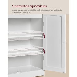 Badev�relsesskab - toiletskab - opbevaringsskab - hvid 30x60x100