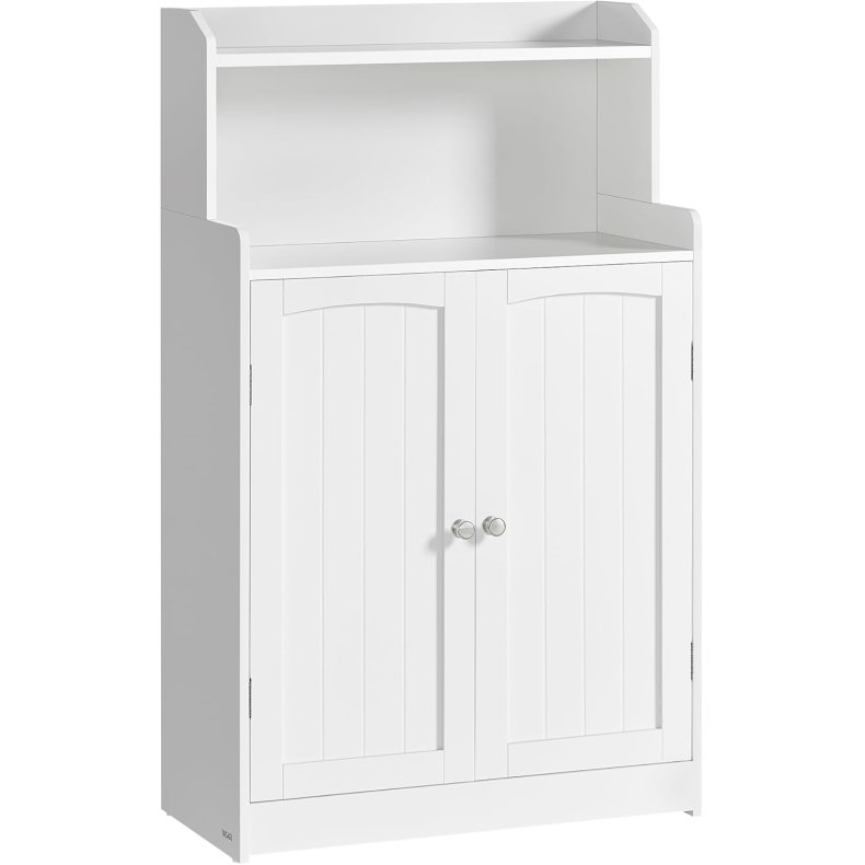 Badevrelsesskab - toiletskab - opbevaringsskab - hvid 30x60x100