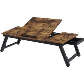 Brebar laptop stand i tr - 5 trin justerbar kogebogsholder