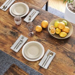 Barbord med 2 skamler - hjbord med 2 barstole - rustik brun