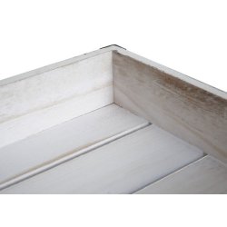 Serveringsvogn p hjul - barvogn og rullebord med hndtag - hvid