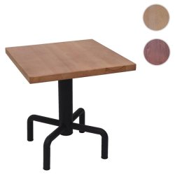 Firkantet cafebord - bistrobord 73x70x70cm - brunt trbord