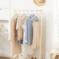 Tjbjler i tr med buksestang - 50 stk hvide bjler til tj