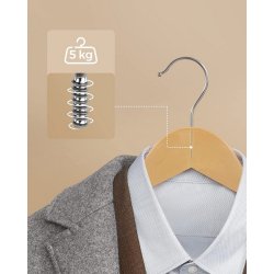 Tjbjler med buksestang - 10 stk brune trbjler til tj