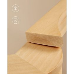 Tjbjler med buksestang - 20 stk brune trbjler til tj