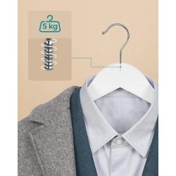 Tjbjler med buksestang - 30 stk hvide trbjler til tj