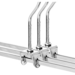 Buksebjler i metal - 20 stk bjler med skridsikre klemmer