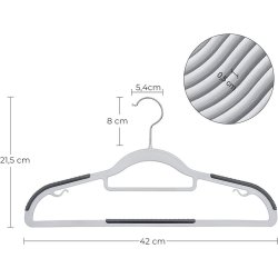 Tjbjler - ABS plast bjler med skridsikker buksestang - 30 stk