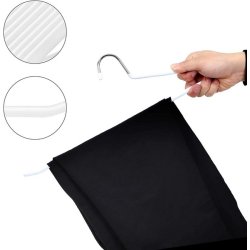 Bukseb�jler - 20 stk �bne skridsikre b�jler til bukser - hvid