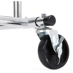 Tjstativ - justerbart p hjul med dobbelt tjstang/bjlestang