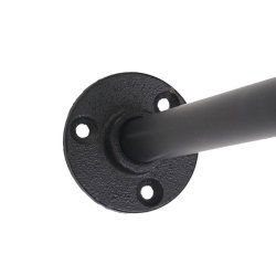 Vghngt reol i industrielt design - bogreol - mrkegr gulvreol 165x80x28