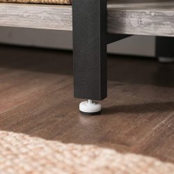 Reol - stuereol i industrielt design - gr beige 177,5 x 105 x 33,5