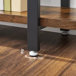 Reol - stuereol i industrielt design - rustik brun 177,5 x 105