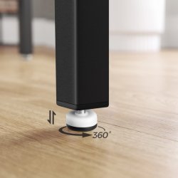 Spisebord i industrielt design - rustik brun bord 120 x 75 x 75