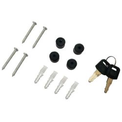 Postkasse med avisr�r - brevkasse med avisholder - antracit