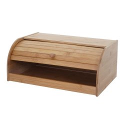 Brdkasse i bambus - brdboks med skydelg - brd opbevaring 17x40x28 cm