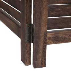 Rumdeler i tr� - antik vintage brun sk�rmv�g/foldev�g 170 x 200 cm