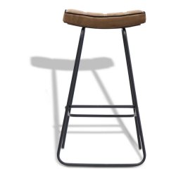 Barstol - brun velour barstol - Ekko A1 model fra OBUZI