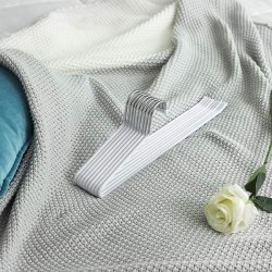 Bukseb�jler - 20 stk �bne skridsikre b�jler til bukser - hvid