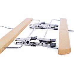 Buksebjler i tr - justerbare 8-pak bukseklemme bjler - 35,5 cm