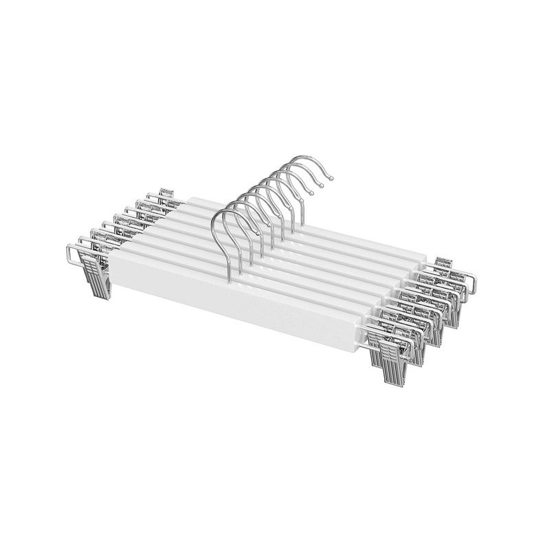 Buksebjler i tr - justerbare 8-pak bukseklemme bjler - 34 cm