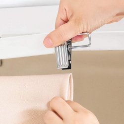 Buksebjler i tr - justerbare 8-pak bukseklemme bjler - 34 cm