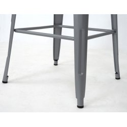 Cafest - cafebord og 2 cafestole i metal ~ grt