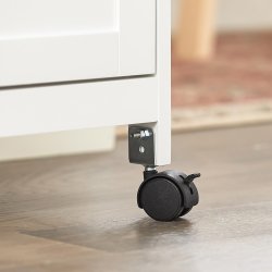 K�kkenvogn med skuffer, k�kken� med hylder, hvid 67 x 37 x 84