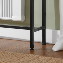 Konsolbord, sidebord til entre og stue, lysebrun 120x20x80