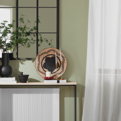 Konsolbord, sidebord til entre og stue, lysebrun 120x20x80