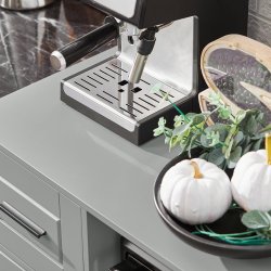 Kkkenvogn p hjul, kkkenskab med skabe, gr 89x40x89