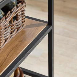 Kkkenvogn med skuffer, kkken p hjul, brun 100x45x93