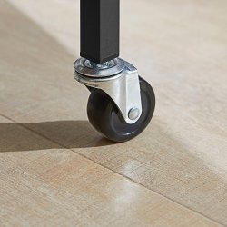 Kkkenvogn med skuffer, kkken p hjul, brun 100x45x93