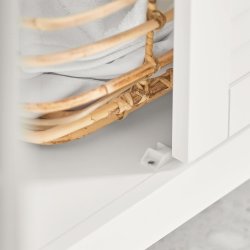 Badev�relsesskab, skab med skuffe og dobbeltskab, hvid