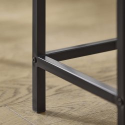 Barbord med skamler, barbordss�t, gr� beton look 80x50x87