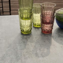 Barbord med skamler, barbordss�t, gr� beton look 100x60x87