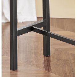 Barbord med 4 stole, komplet spisegruppe til k�kken - brun