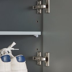 Skob�nk m. opbevaring, siddeb�nk og entreb�nk til entr�, gr�