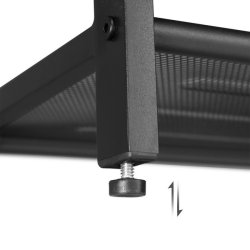 Skobnk med 2 hylder - siddebnk med skohylder - rustik brun