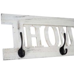 2 knagerkker Home + Family garderobe - antik hvid entrembler