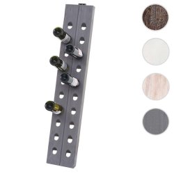 Vinreol til 20 flasker  - vghngt rustik flaskehylde i grt tr