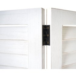 Rumdeler i tr� - antik vintage hvid sk�rmv�g/foldev�g 170 x 120 cm