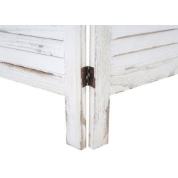 Rumdeler i tr� - antik vintage hvid sk�rmv�g/foldev�g 170 x 120 cm