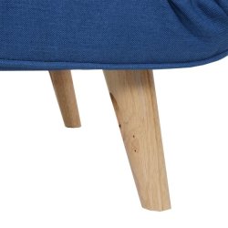 Sovestol - l�nestolsseng og g�steseng - bl� sovestol 75x185