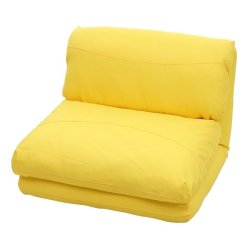 L�nestolsseng - sovestol og g�steseng - gul sovestol 75x217